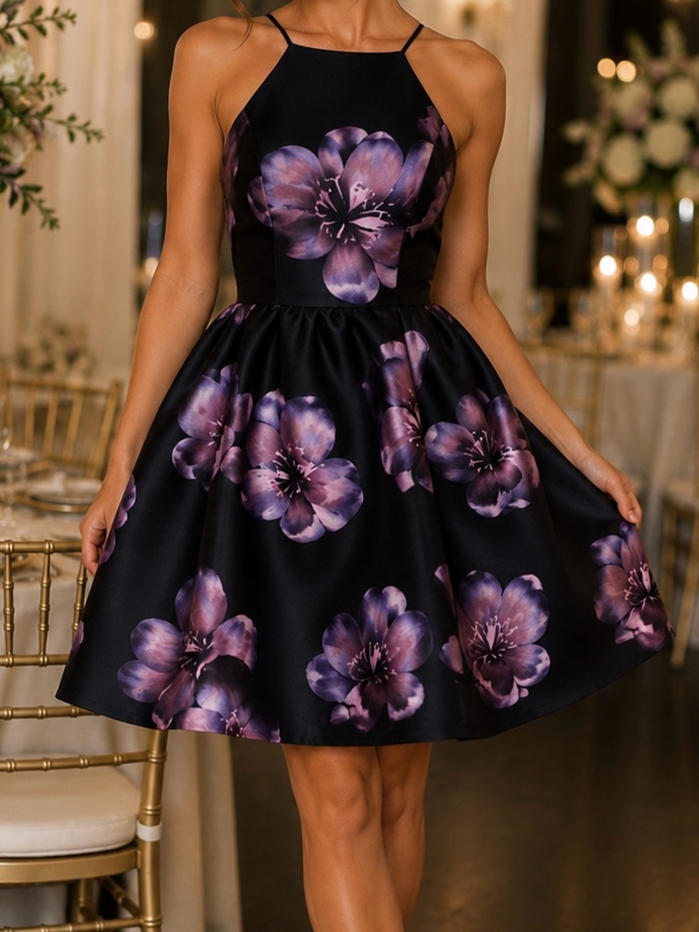 Lulus Floral Vintage Cocktail Dress